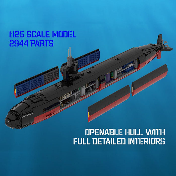 1/125 UCC Los Angeles - class Submarine - LesDiy -