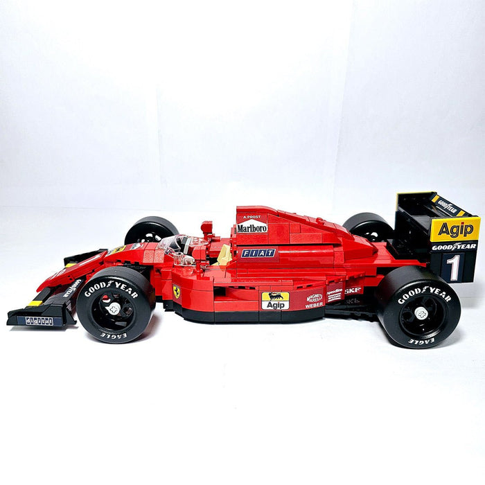 1/16 Scale Ferarri 641/2 F1 - 90 Race Car Building Blocks - LesDiy -