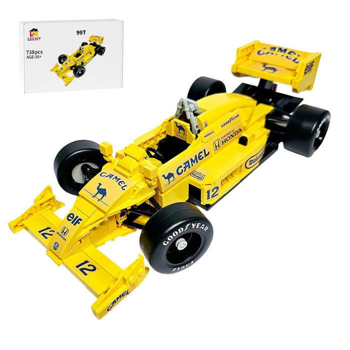 1/16 Scale Lotus 99T Race Car Building Blocks - LesDiy -