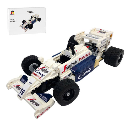 1/16 Scale Toleman TG184 Race Car Building Blocks - LesDiy -