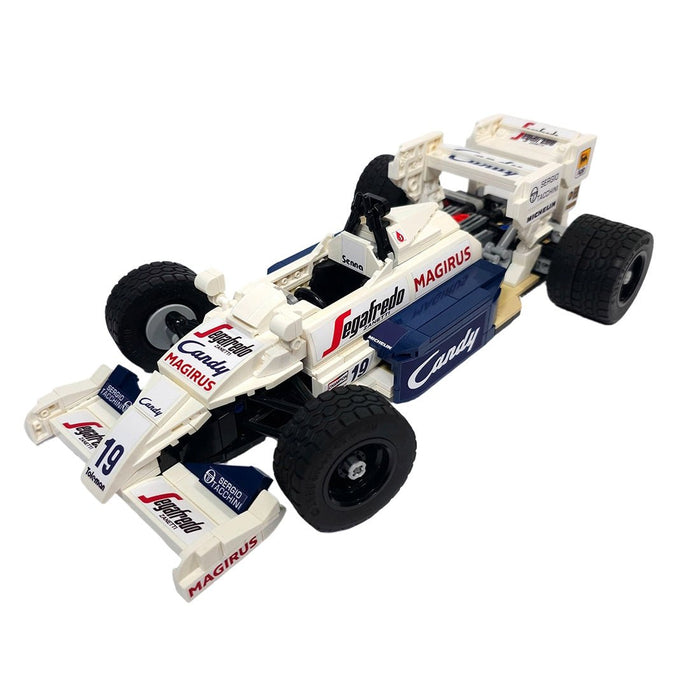 1/16 Scale Toleman TG184 Race Car Building Blocks - LesDiy -