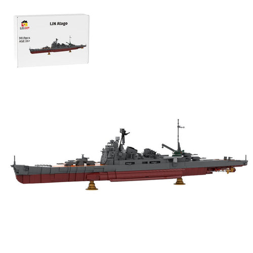 1:200 Scale IJN Atago Takao-Class Heavy Cruiser Building Blocks-LesDiy-Building Blocks-