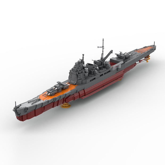1:200 Scale IJN Chokai Takao-Class Heavy Cruiser Building Blocks-LesDiy-MOC-