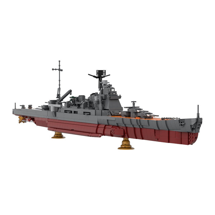 1:200 Scale IJN Takao Takao-Class Heavy Cruiser Building Blocks-LesDiy-Building Blocks-