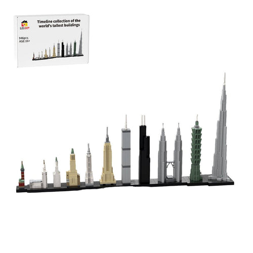 1/2500 Scale Street Scene World Skyscrapers Building Blocks - LesDiy - Building Blocks -