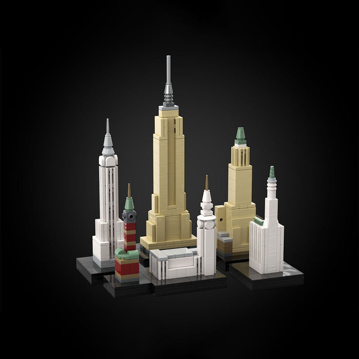 1/2500 Scale Street Scene World Skyscrapers Building Blocks - LesDiy - Building Blocks -