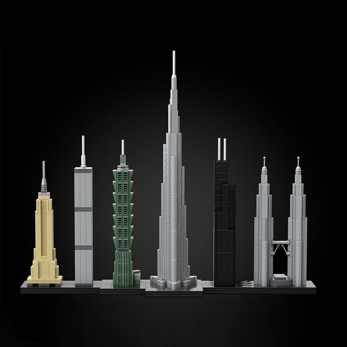 1/2500 Scale Street Scene World Skyscrapers Building Blocks - LesDiy - Building Blocks -