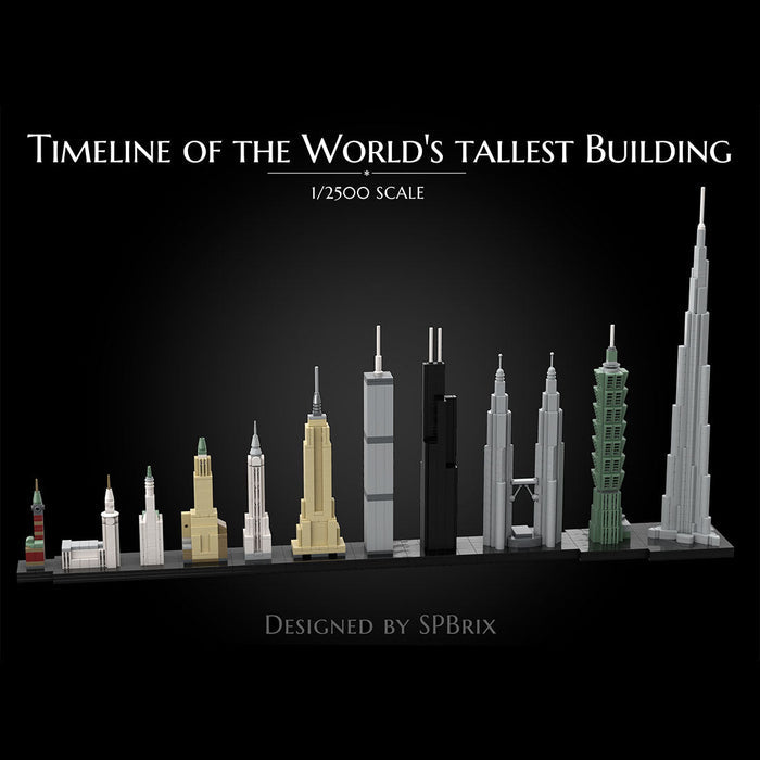 1/2500 Scale Street Scene World Skyscrapers Building Blocks - LesDiy - Building Blocks -