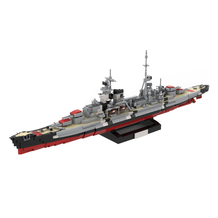 1/300 Admiral Hipper Class Heavy Cruiser Prinz Eugen Building Blocks - LesDiy -