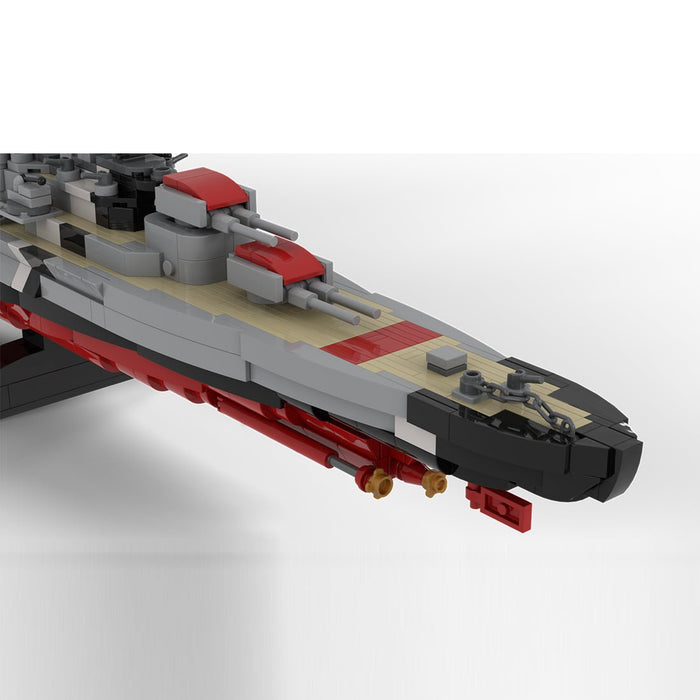 1/300 Admiral Hipper Class Heavy Cruiser Prinz Eugen Building Blocks - LesDiy -