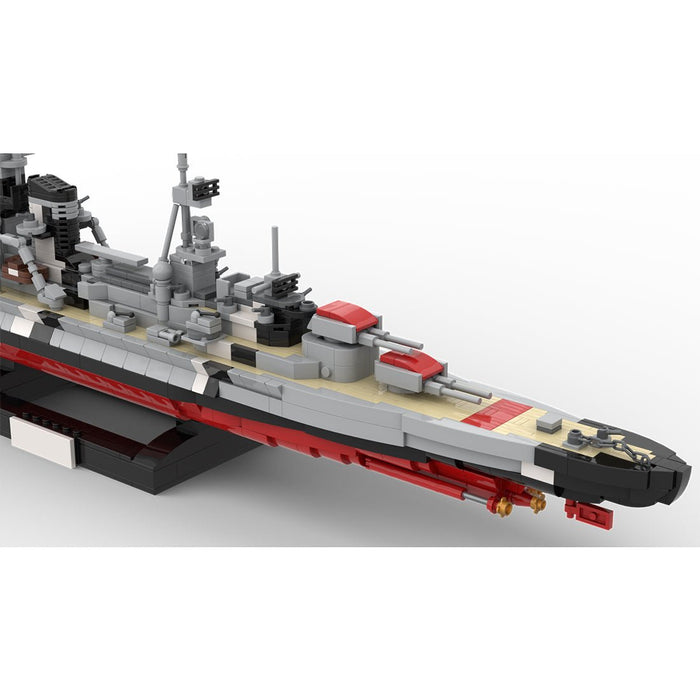 1/300 Admiral Hipper Class Heavy Cruiser Prinz Eugen Building Blocks - LesDiy -