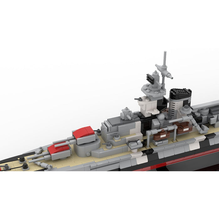 1/300 Admiral Hipper Class Heavy Cruiser Prinz Eugen Building Blocks - LesDiy -