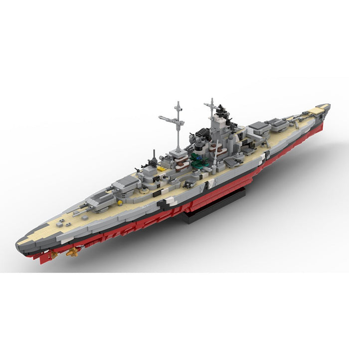 1/300 Bismarck - Class Battleship Bismarck Building Blocks - LesDiy -