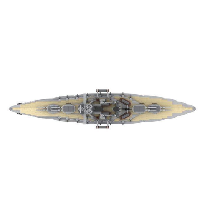 1/300 Scale German Imperial Navy Bayern - class Battleship Building Blocks - LesDiy -