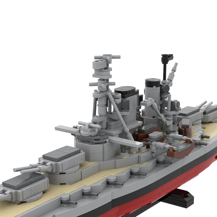 1/300 Scale German Imperial Navy Bayern - class Battleship Building Blocks - LesDiy -