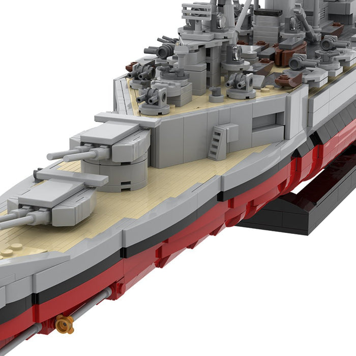 1/300 Scale HMS Hood Battlecruiser MOC Building Blocks-LesDiy -