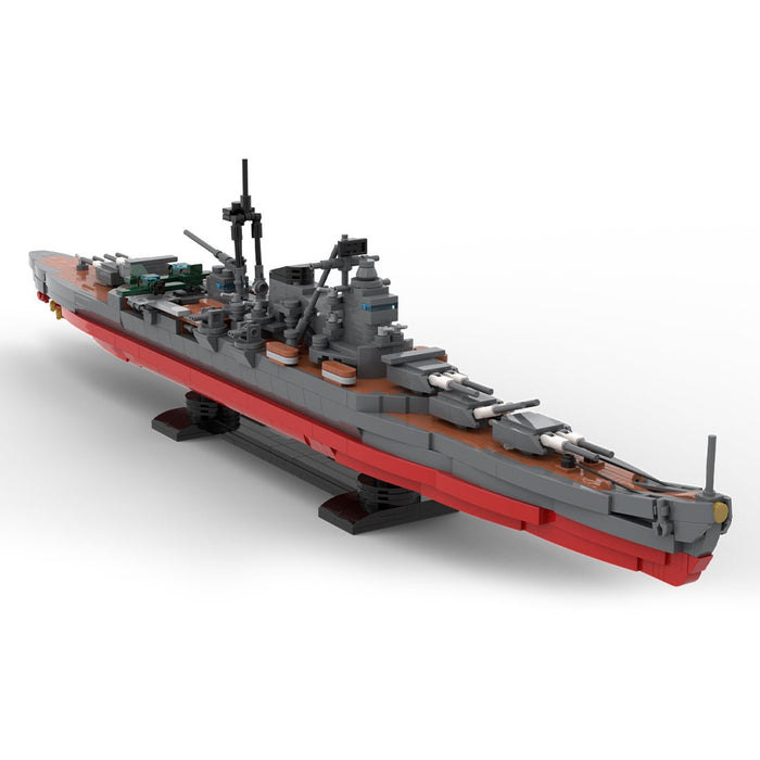 1/300 Scale Military MOC WWII Japanese Cruiser Suzuya Building Blocks - LesDiy - Building Blocks -