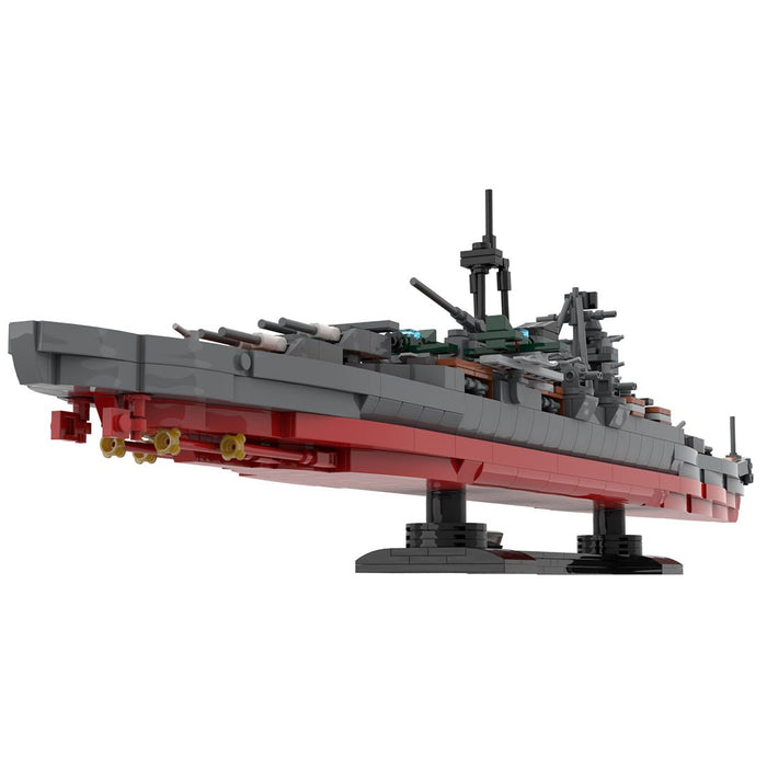 1/300 Scale Military MOC WWII Japanese Cruiser Suzuya Building Blocks - LesDiy - Building Blocks -