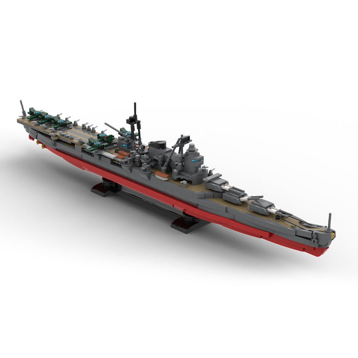 1/300 Scale Military MOC WWII Japanese Mogami Heavy Cruiser Building Blocks - LesDiy - Building Blocks -