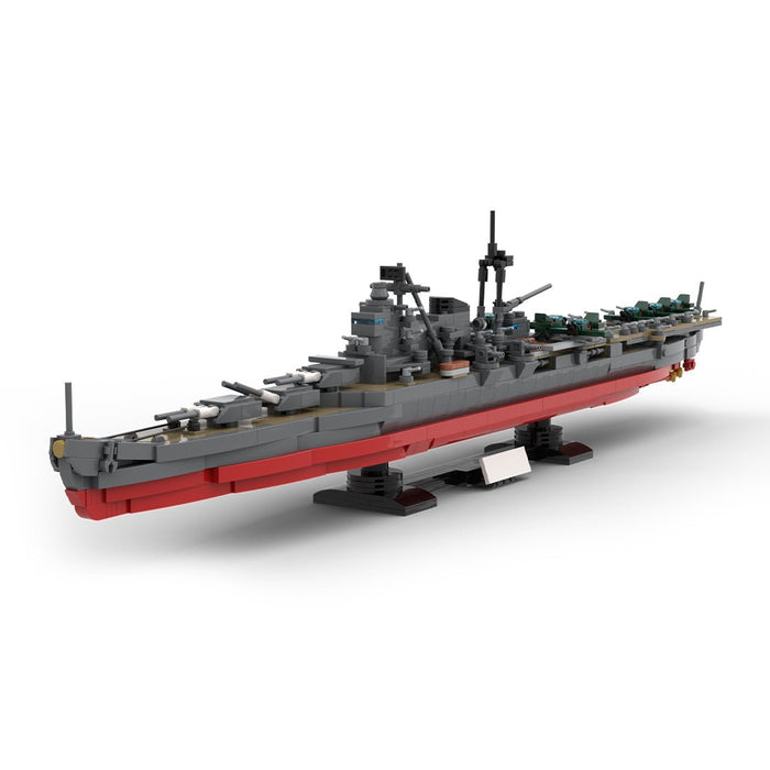 1/300 Scale Military MOC WWII Japanese Mogami Heavy Cruiser Building Blocks - LesDiy - Building Blocks -