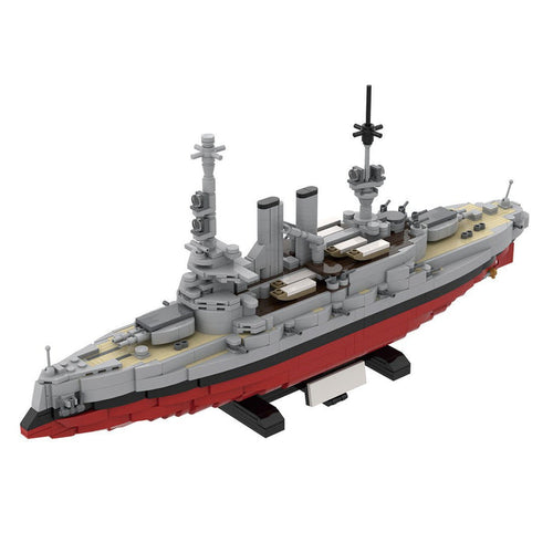 1/300 Scale SMS Schleswig-Holstein Battleship Building Blocks-LesDiy -