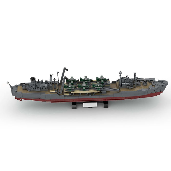 1/300 Scale Transport Dock Military Ship Building Blocks - LesDiy - Building Blocks -