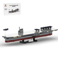 1/300 Scale U.S. XI - 64 Aircraft Carrier Module Military MOC Building Blocks - LesDiy -