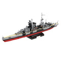 1/300 Scale WWII German Admiral Hipper Cruiser Building Blocks Set - LesDiy -