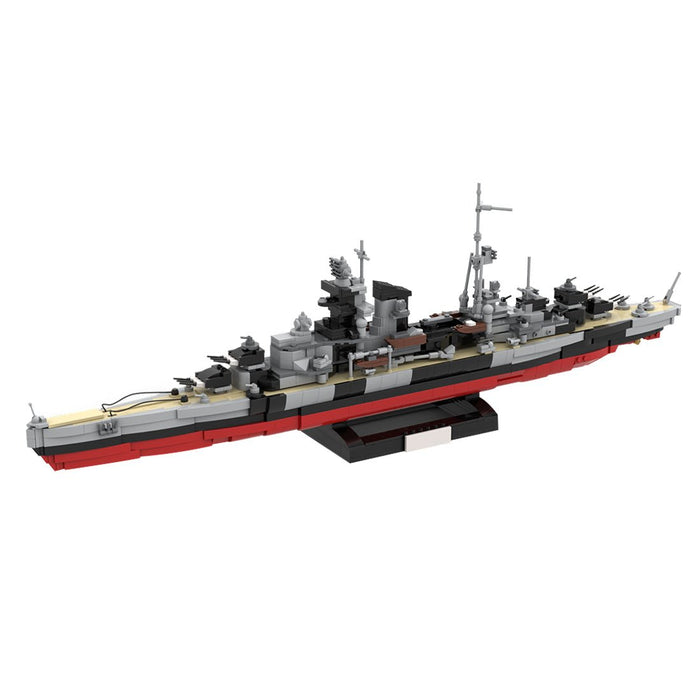 1/300 Scale WWII German Mainz Cruiser Building Blocks - LesDiy -