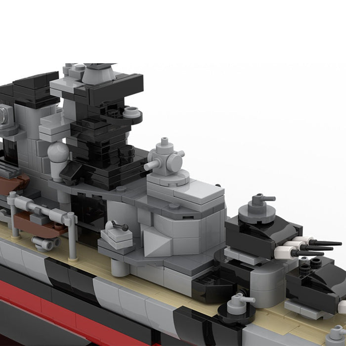 1/300 Scale WWII German Mainz Cruiser Building Blocks - LesDiy -