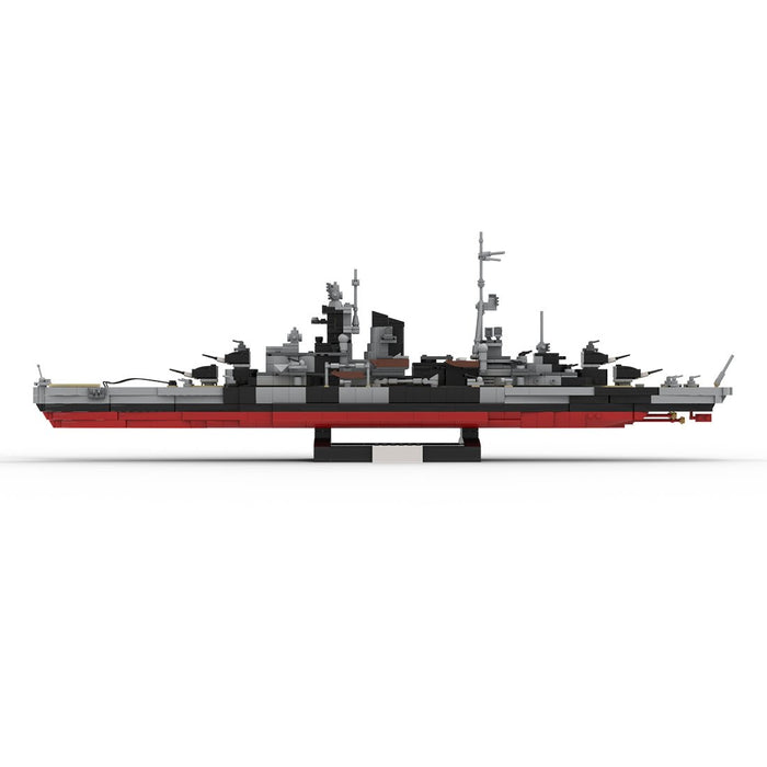 1/300 Scale WWII German Mainz Cruiser Building Blocks - LesDiy -