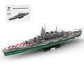 1/300 Scale WWII Italy Vittorio Veneto Battleship Military MOC Building Blocks - LesDiy - building blocks -