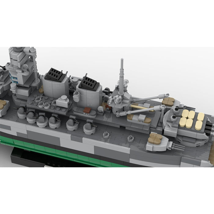 1/300 Scale WWII Italy Vittorio Veneto Battleship Military MOC Building Blocks - LesDiy - building blocks -