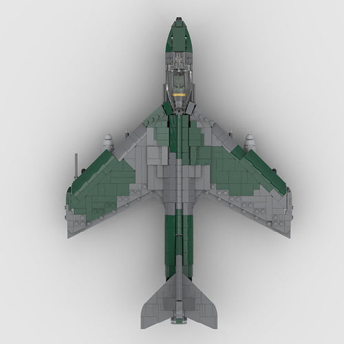 1/35 Scale British Subsonic Hawker Combat Fighter Building Blocks - LesDiy - Building Blocks -
