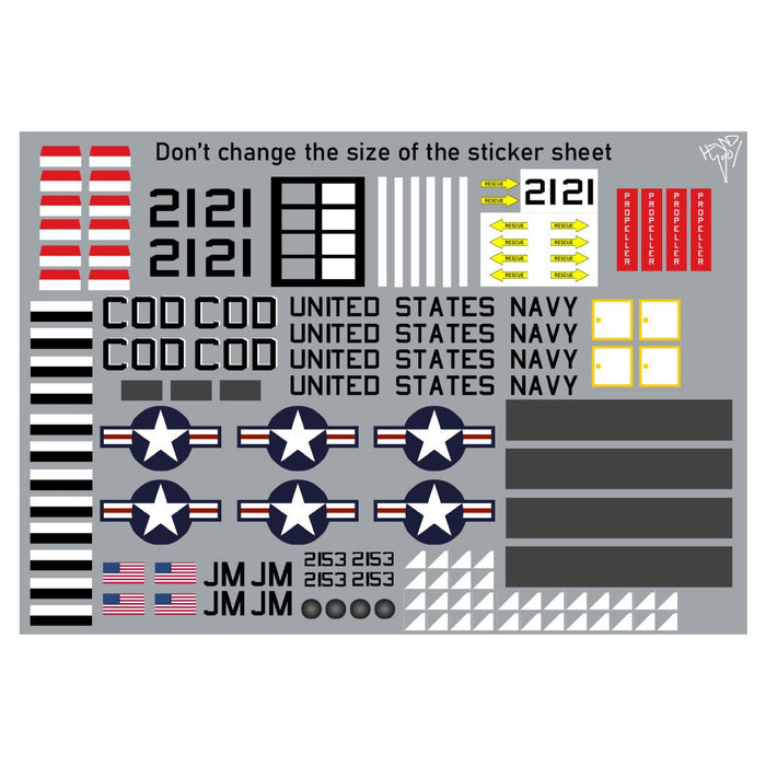 1/35 Scale US Military C - 2 Transport Aircraft Building Blocks - LesDiy - Building Blocks -