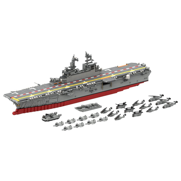 1/350 Wasp - class Amphibious Assault Ship Building Blocks - LesDiy - Building Blocks -