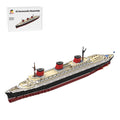 1/400 Scale SS Normandie Large Steamship Building Blocks - LesDiy - Normal version