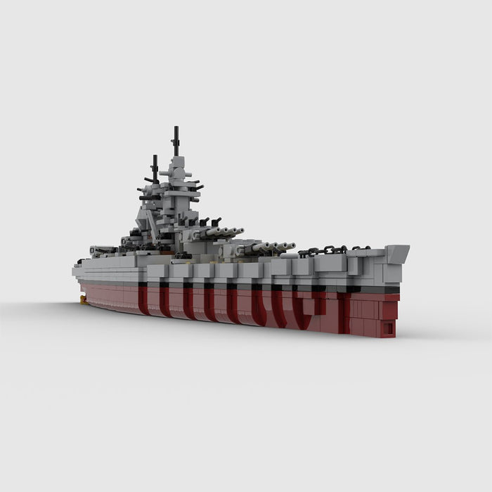 1/485 Scale French Battleship Richelieu Building Blocks - LesDiy - Building Blocks -