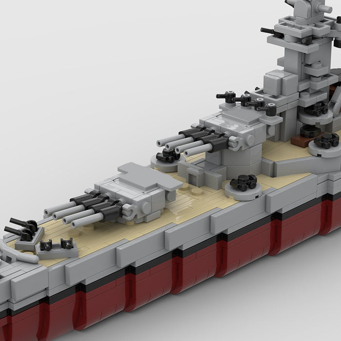1/485 Scale French Battleship Richelieu Building Blocks - LesDiy - Building Blocks -