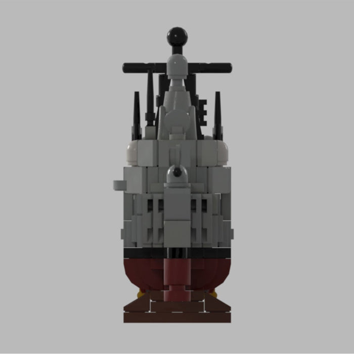 1/485 Scale German F - 122 Bremen - class Frigate - LesDiy -