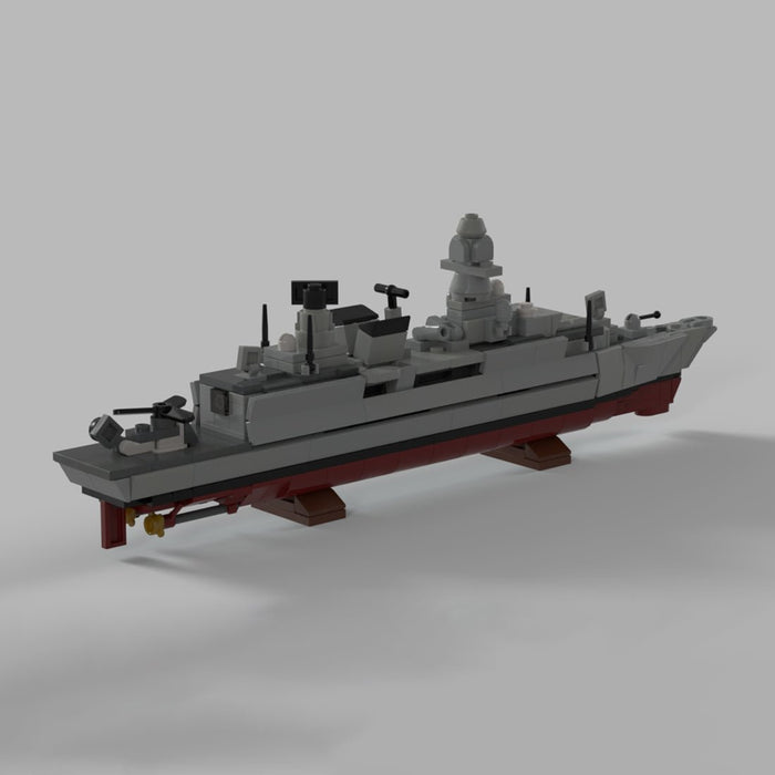 1/485 Scale German F - 124 Sachsen - class Frigate - LesDiy -