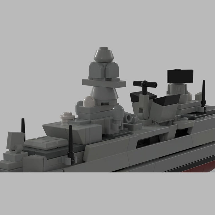 1/485 Scale German F - 124 Sachsen - class Frigate - LesDiy -
