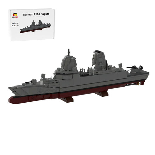 1/485 Scale German F - 126 Frigate - LesDiy -