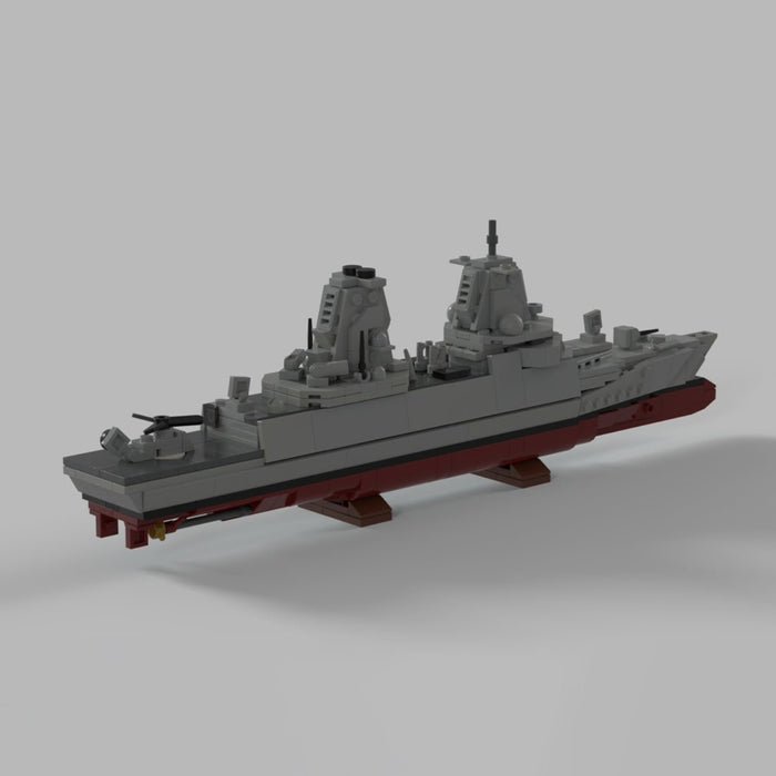 1/485 Scale German F - 126 Frigate - LesDiy -