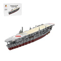 1/485 Scale WWII Japanese Navy Aircraft Carrier Kaga Military Building Blocks - LesDiy -