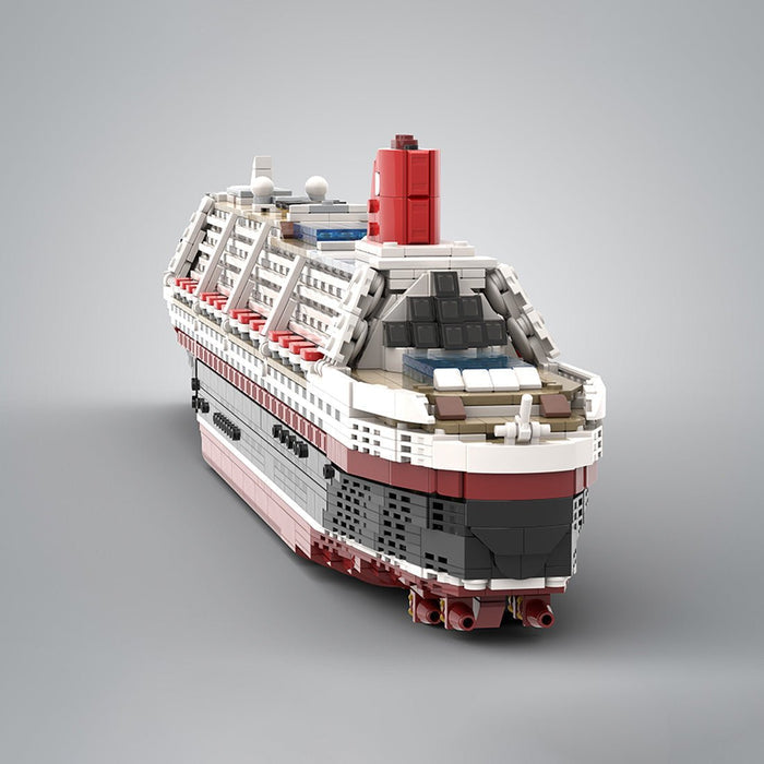 1/500 Scale The Poseidon Modern Cruise Ship Building Blocks - LesDiy - building blocks -