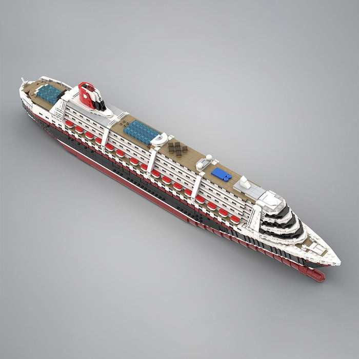 1/500 Scale The Poseidon Modern Cruise Ship Building Blocks - LesDiy - building blocks -