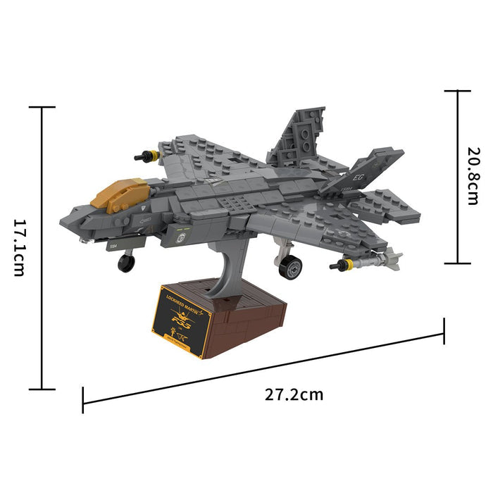 1/58 Scale American Multirole Military Combat Fighter Building Blocks - LesDiy - Building Blocks - 1/58 Scale American Multirole Military Combat Fighter Building Blocks