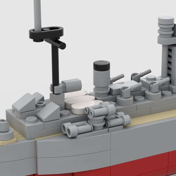 1:700 Scale HMS Nelson Battleship Building Blocks-LesDiy-Building Blocks-