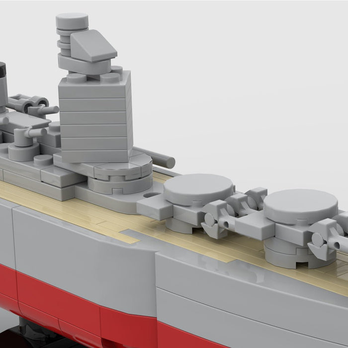 1:700 Scale HMS Nelson Battleship Building Blocks-LesDiy-Building Blocks-